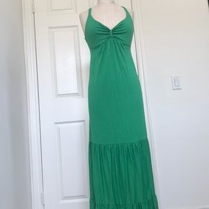 GREEN MAXI DRESS
